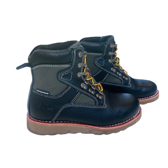 Asolo‎ AS-7108 Mens Waterproof Leather Work Boots Black Lace Up Size 7 US main image 7